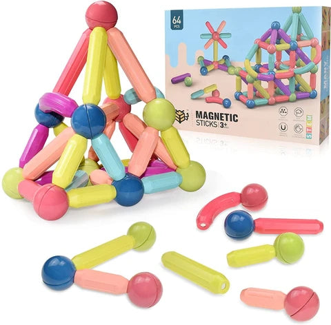 24 pcs magnetic building blocks/sticks