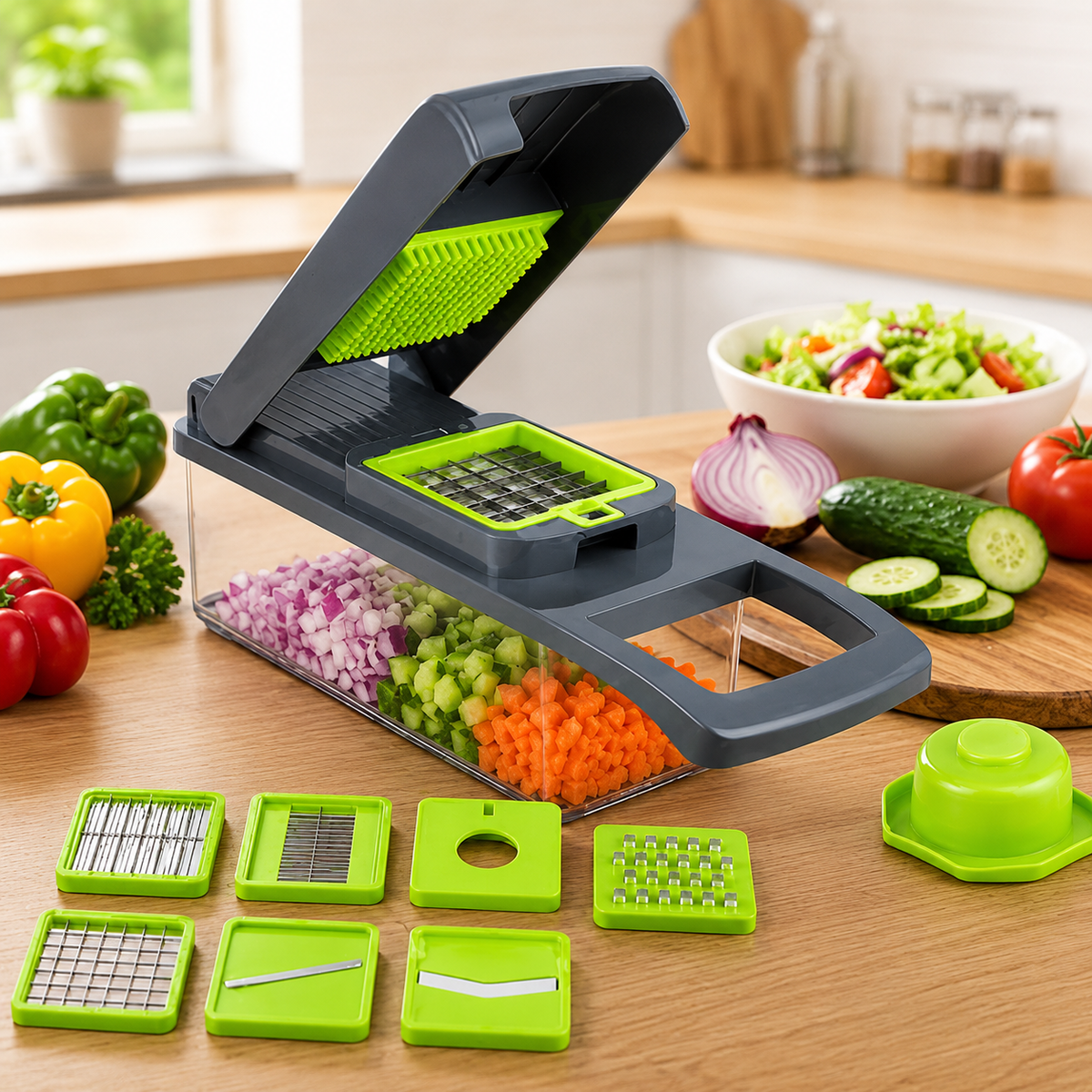 16 in 1 vegetable cutter and slicer