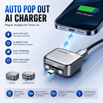 Smart Auto Eject Charging Adapter